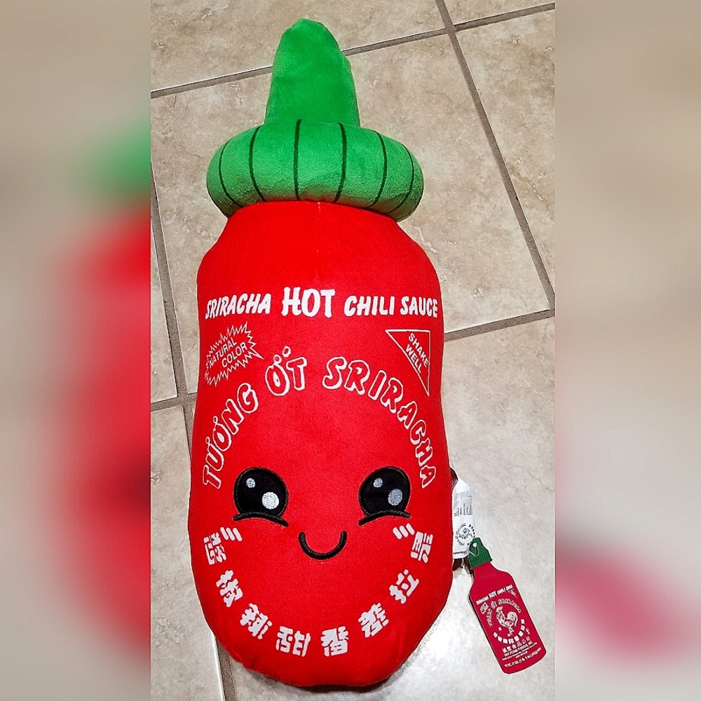 Sriracha Hot Chili Sauce Kawaii 19 Inch Plush